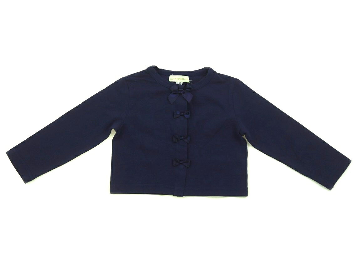 Rakuten - パンパンチュチュ panpantutu カーディガン 80 女の子 紺 子供服 ベビー服 キッズ アウトレット ユーズド 【中古】キッズ・ベビー・マタニティ