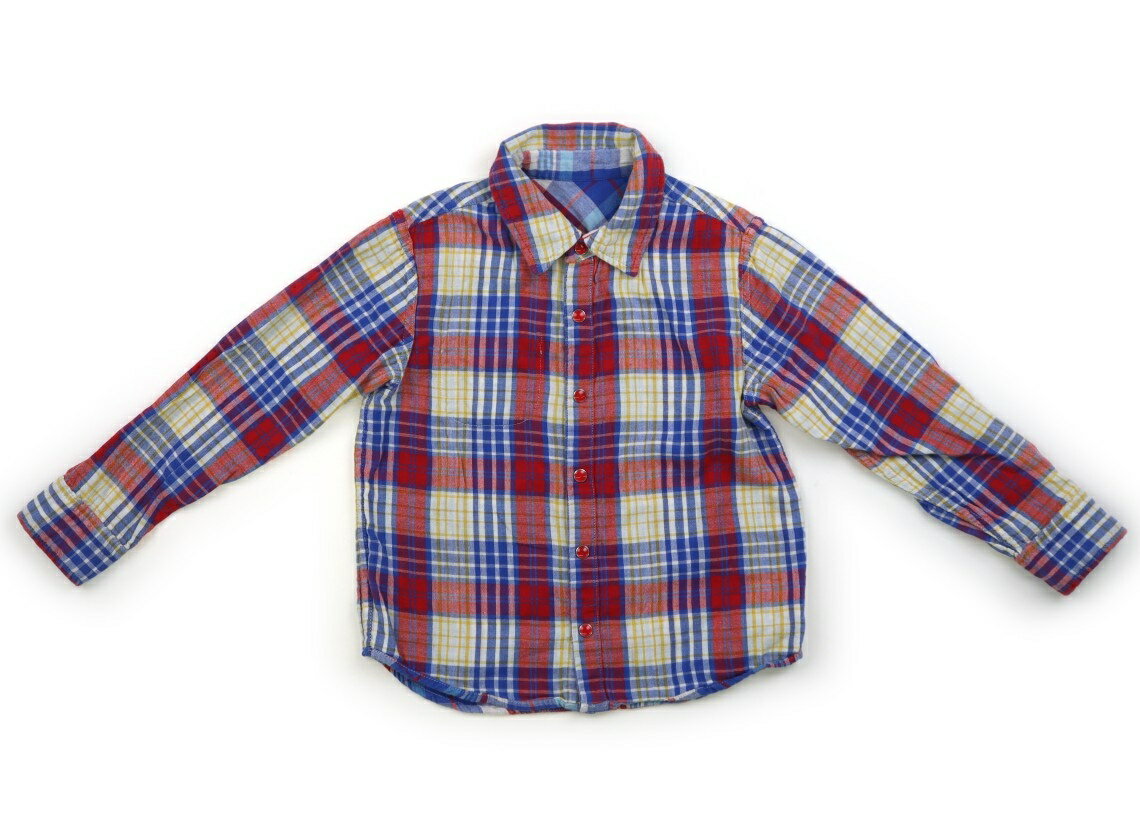 ダディーオーダディー Daddy Oh Daddy シャツ・ブラウス 120 男の子 ブルー、赤、黄、チェック 子供服 ベビー服 キッズ アウトレット ユーズド 【中古】キッズ・ベビー・マタニティ