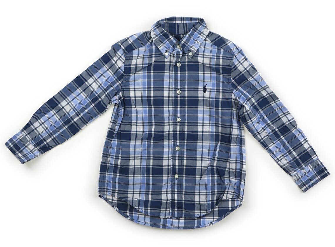 　ブランド 　Ralph Lauren(ラルフローレン) 　カテゴリー 　シャツ・ブラウス 　サイズ 　110サイズ 　色 　ブルーチェック 　状態 　★★★★ 　記名 　なし 　ジャンル 　Boy 実際のサイズ表記は4です。コットン布帛チェック生地です。ボタンダウンカラー。使用感少なめです。 ＊【状態】【サイズ】に関しての詳しい説明はこちら