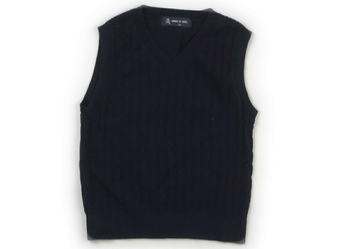 コムサエンジェル COMME CA ANGEL ベスト 120 男の子 ネイビー 子供服 ベビー服 キッズ アウトレット ユーズド 【中古】キッズ・ベビー・マタニティ
