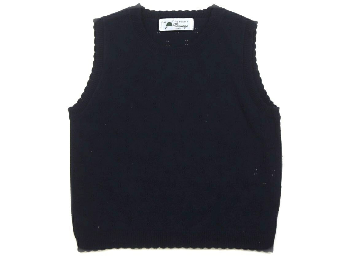 ドレッサージュ Dressage ベスト 120 女の子 ミッドナイトブルー 子供服 ベビー服 キッズ アウトレット ユーズド 【中古】キッズ・ベビー・マタニティ