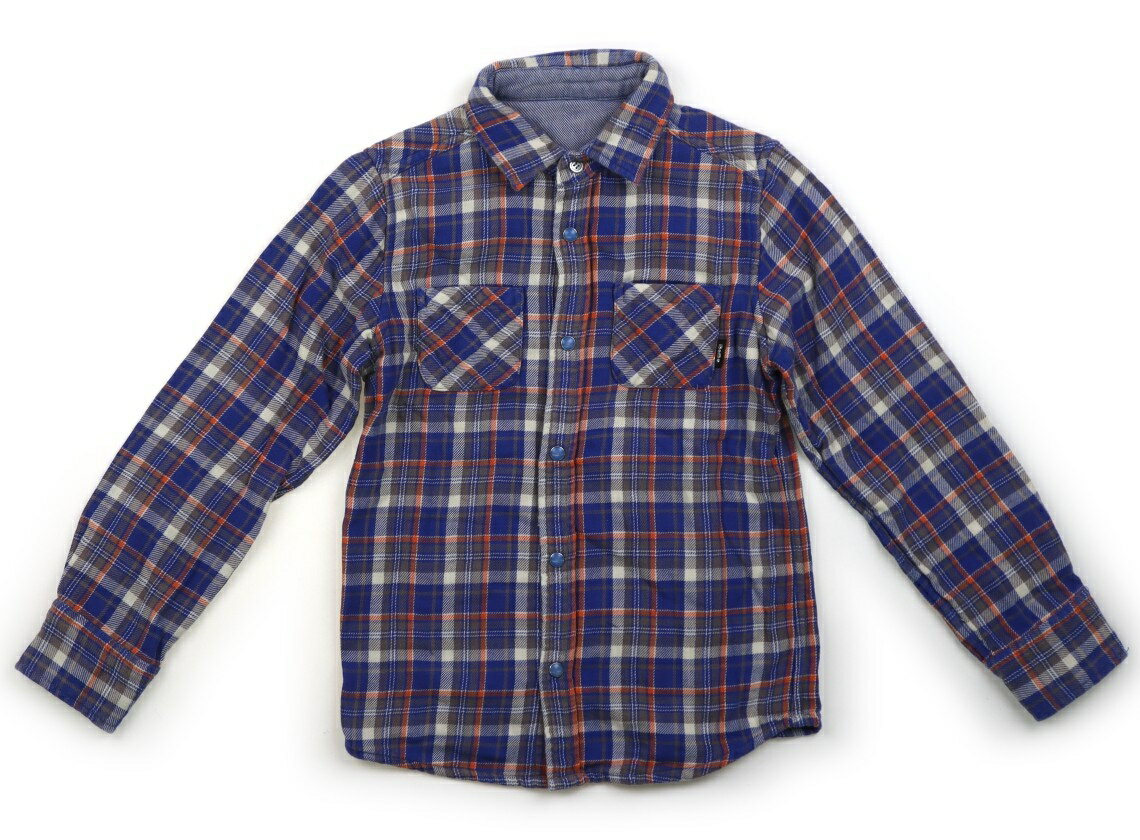 　ブランド 　BeBe(べべ) 　カテゴリー 　シャツ・ブラウス 　サイズ 　140サイズ 　色 　ブルーチェック 　状態 　★★★ 　記名 　あり（タグ） 　ジャンル 　Boy リバーシブル。厚手の綿素材。全体に毛羽立ちが見られます。まだお使い頂けそうです。 ＊【状態】【サイズ】に関しての詳しい説明はこちら