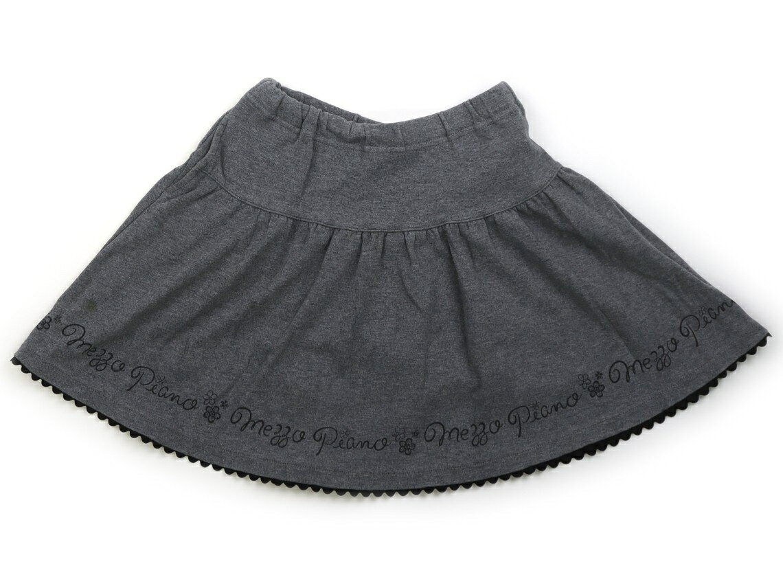 メゾピアノ mezzo piano スカート 130 女の子 グレー 子供服 ベビー服 キッズ アウトレット ユーズド 【中古】キッズ・ベビー・マタニティ