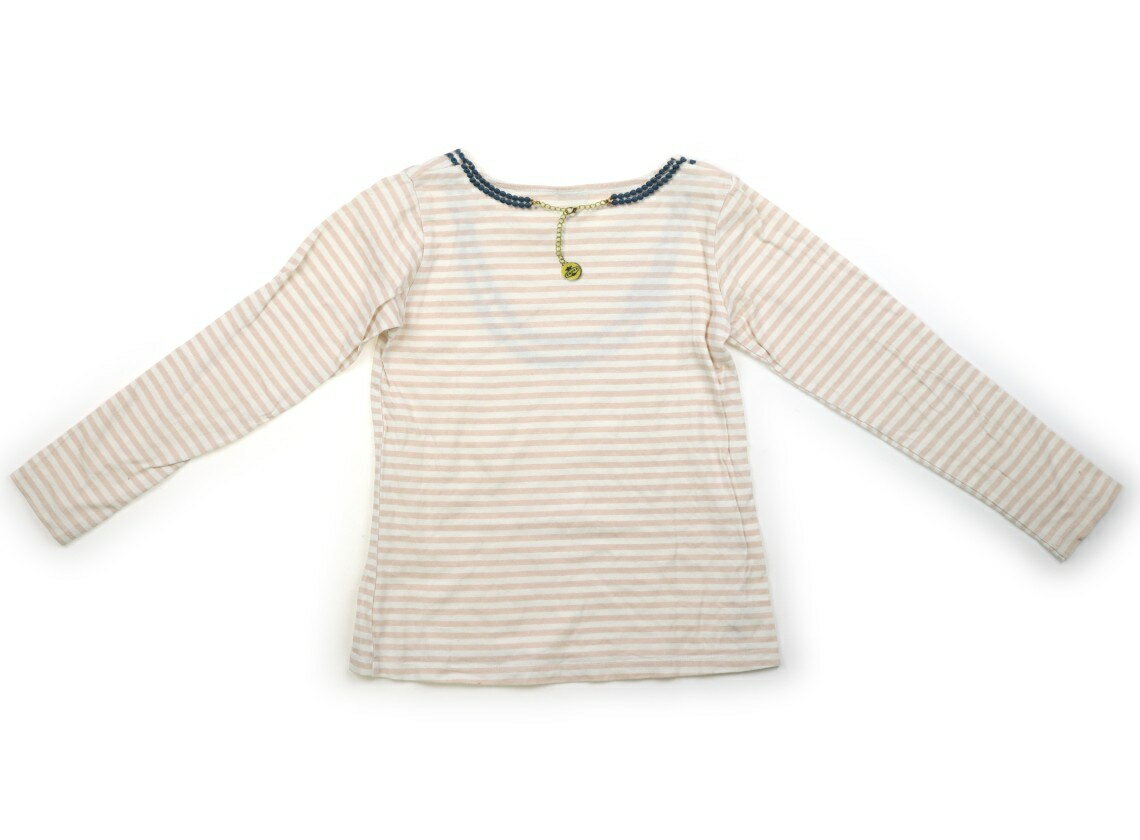 トッカ Tocca Tシャツ・カットソー 140 女の子 薄ピンク、ボーダー柄 子供服 ベビー服 キッズ アウトレット ユーズド 【中古】キッズ・ベビー・マタニティ