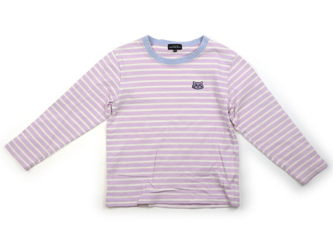 　ブランド 　UNITED ARROWS(ユナイテッドアローズ) 　カテゴリー 　Tシャツ・カットソー 　サイズ 　120サイズ 　色 　ラベンダー、白ボーダー、ネコ 　状態 　★★★ 　記名 　なし 　ジャンル 　Girl green label relaxingで、実際のサイズ表記は125です。やや厚手の生地。袖口にやや汚れがありますがまだまだお使いいただけそうです。 ＊【状態】【サイズ】に関しての詳しい説明はこちら