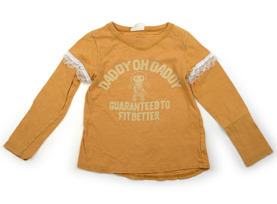 ダディーオーダディー Daddy Oh Daddy Tシャツ・カットソー 120 女の子 黄色、白いフリル、女の子 子供服 ベビー服 キッズ アウトレット ユーズド 【中古】キッズ・ベビー・マタニティ