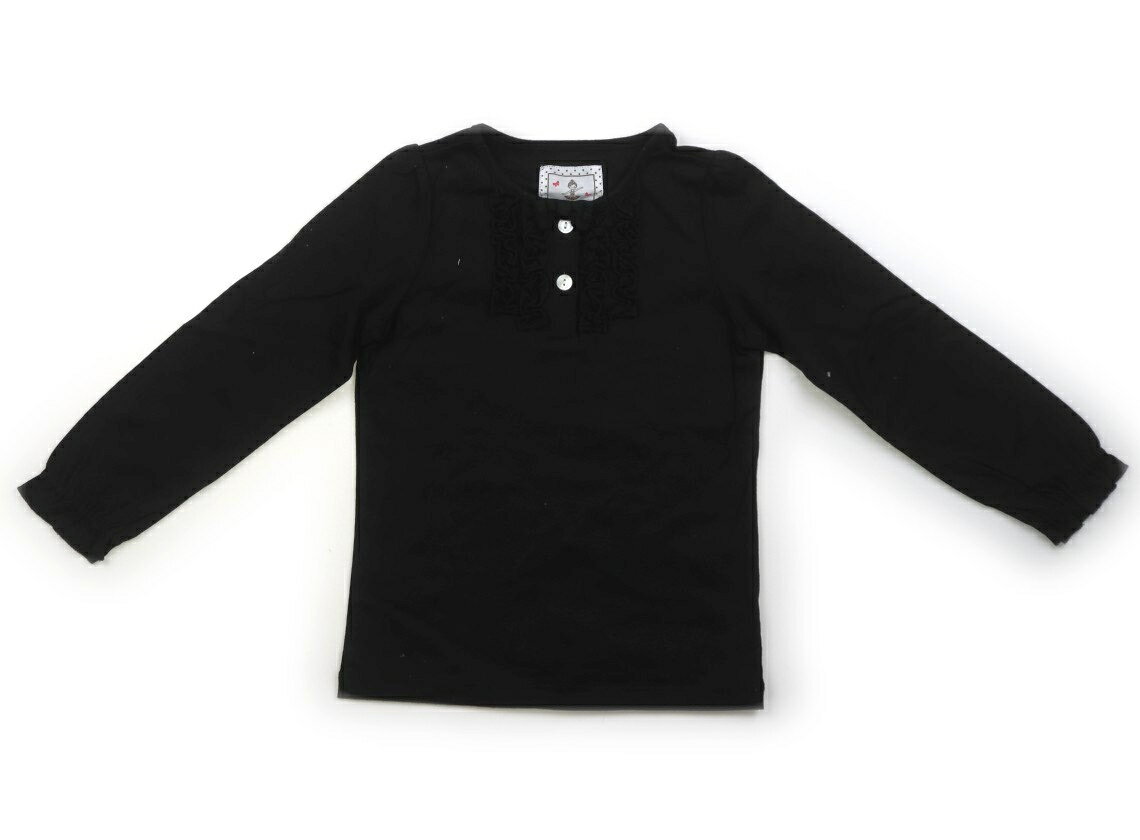 ファミリア familiar Tシャツ・カットソー 110 女の子 黒 子供服 ベビー服 キッズ アウトレット ユーズド 【中古】キッズ・ベビー・マタニティ