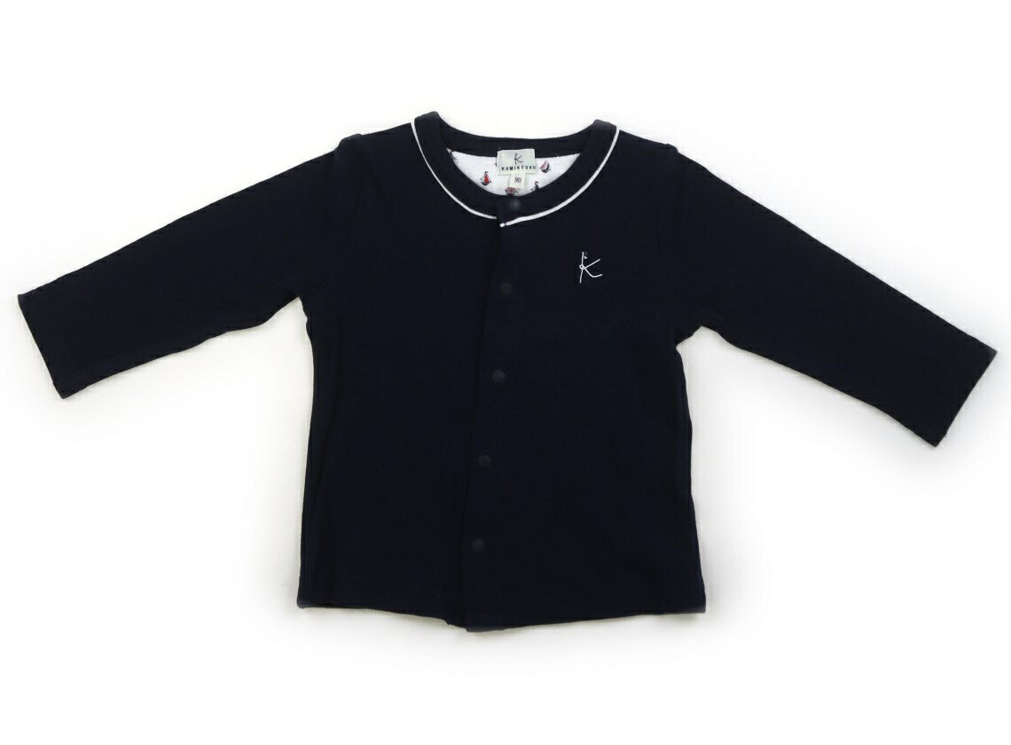 組曲 Kumikyoku カーディガン 90 男の子 紺 子供服 ベビー服 キッズ アウトレット ユーズド 【中古】キッズ・ベビー・マタニティ