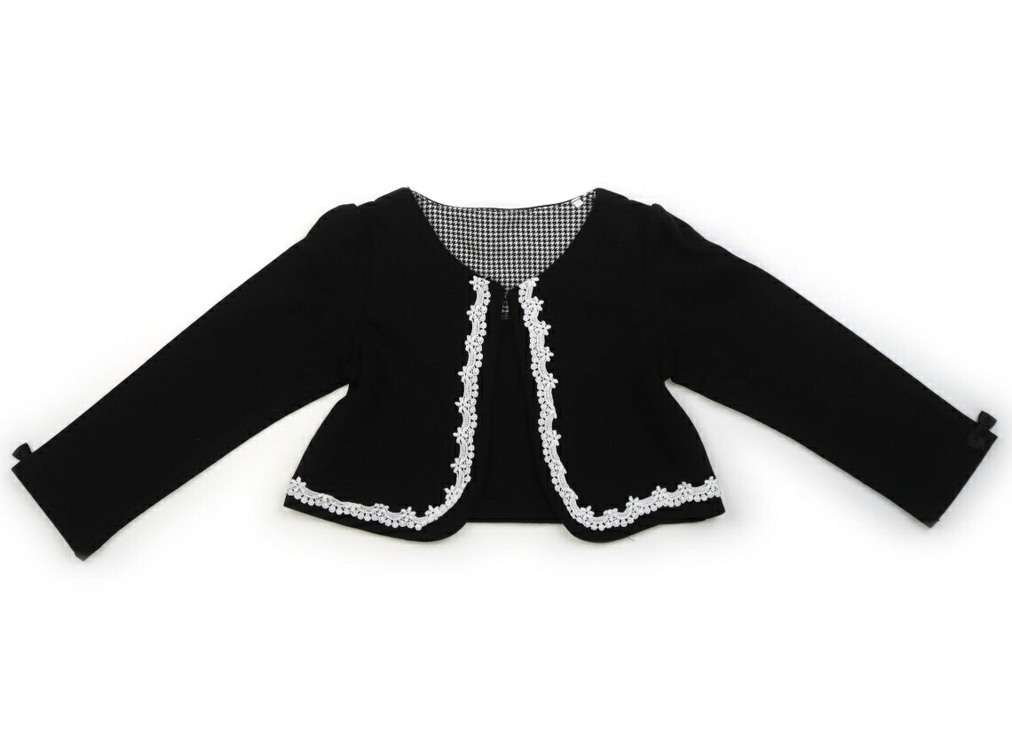 キャサリン・コテージ Catherine Cottage カーディガン 120 女の子 黒、白 子供服 ベビー服 キッズ アウトレット ユーズド 【中古】キッズ・ベビー・マタニティ