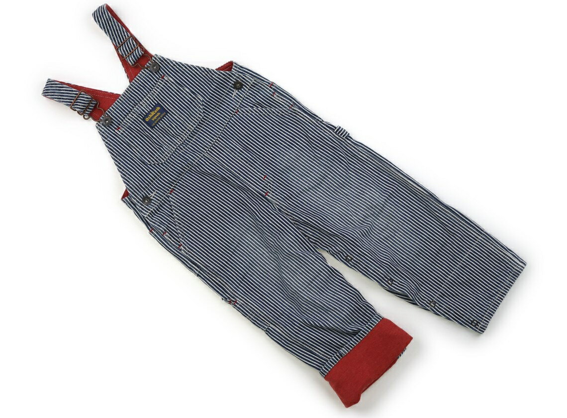 　ブランド 　OSHKOSH(オシュコシュ) 　カテゴリー 　オーバーオール 　サイズ 　95サイズ 　色 　ブルー・白ストライプ、赤 　状態 　★★★ 　記名 　なし 　ジャンル 　Boy 一部に付いているカットソー素材の裏地部分に毛羽立ちがありますが、目立つ汚れはなくまだまだお使いいただけそうです。 ＊【状態】【サイズ】に関しての詳しい説明はこちら