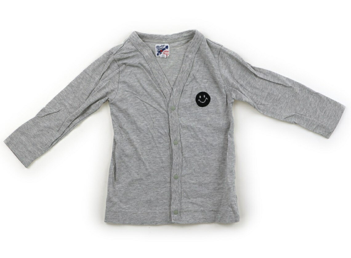 マーキーズ Markey's カーディガン 95 男の子 霜降りグレー 子供服 ベビー服 キッズ アウトレット ユーズド 【中古】キッズ・ベビー・マタニティ