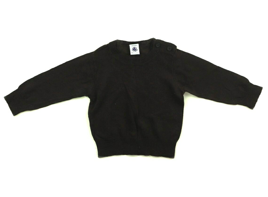 Rakuten - プチバトー PETIT BATEAU ニット・セーター 70 男の子 オリーブブラウン 子供服 ベビー服 キッズ アウトレット ユーズド 【中古】キッズ・ベビー・マタニティ
