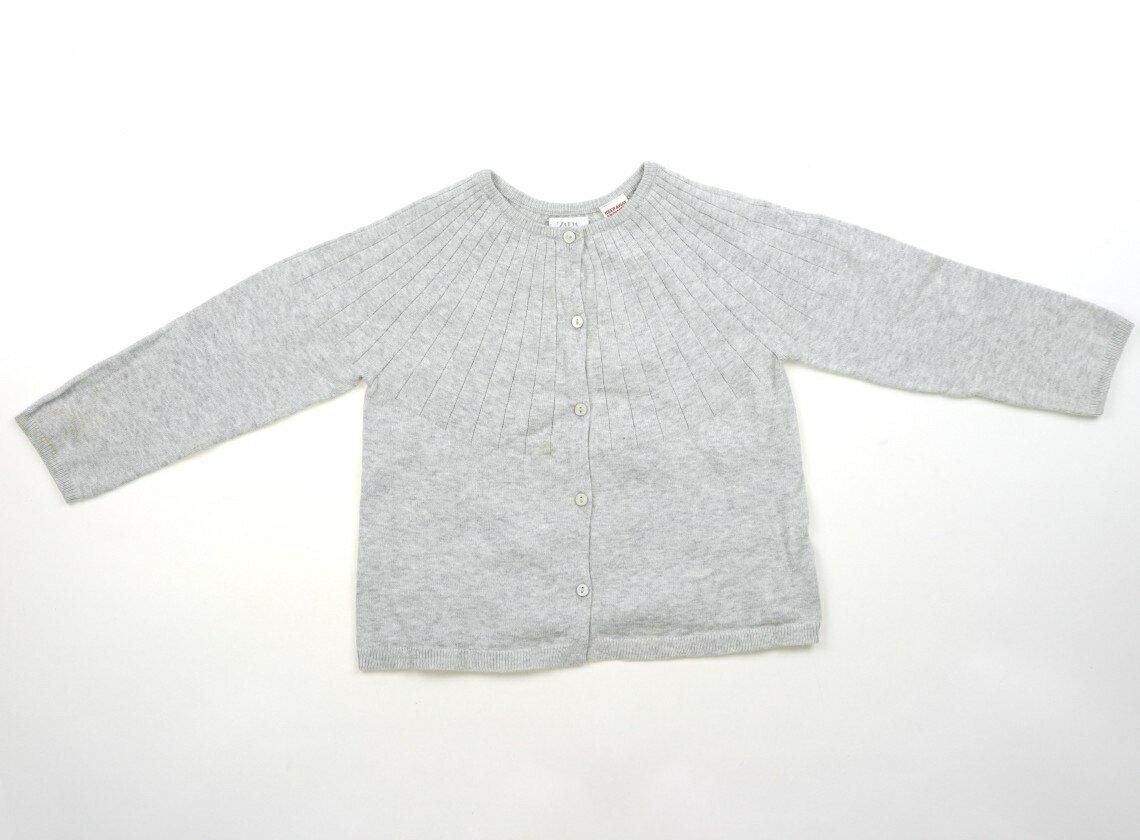 ザラ ZARA カーディガン 100 女の子 グレー 子供服 ベビー服 キッズ アウトレット ユーズド 【中古】キッズ・ベビー・マタニティ