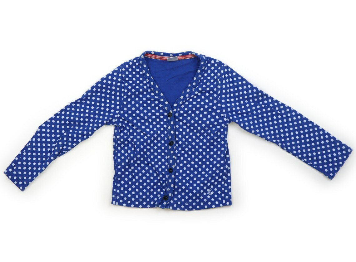 プチバトー PETIT BATEAU カーディガン 100 男の子 ブルー・オフドット 子供服 ベビー服 キッズ アウトレット ユーズド 【中古】キッズ・ベビー・マタニティ