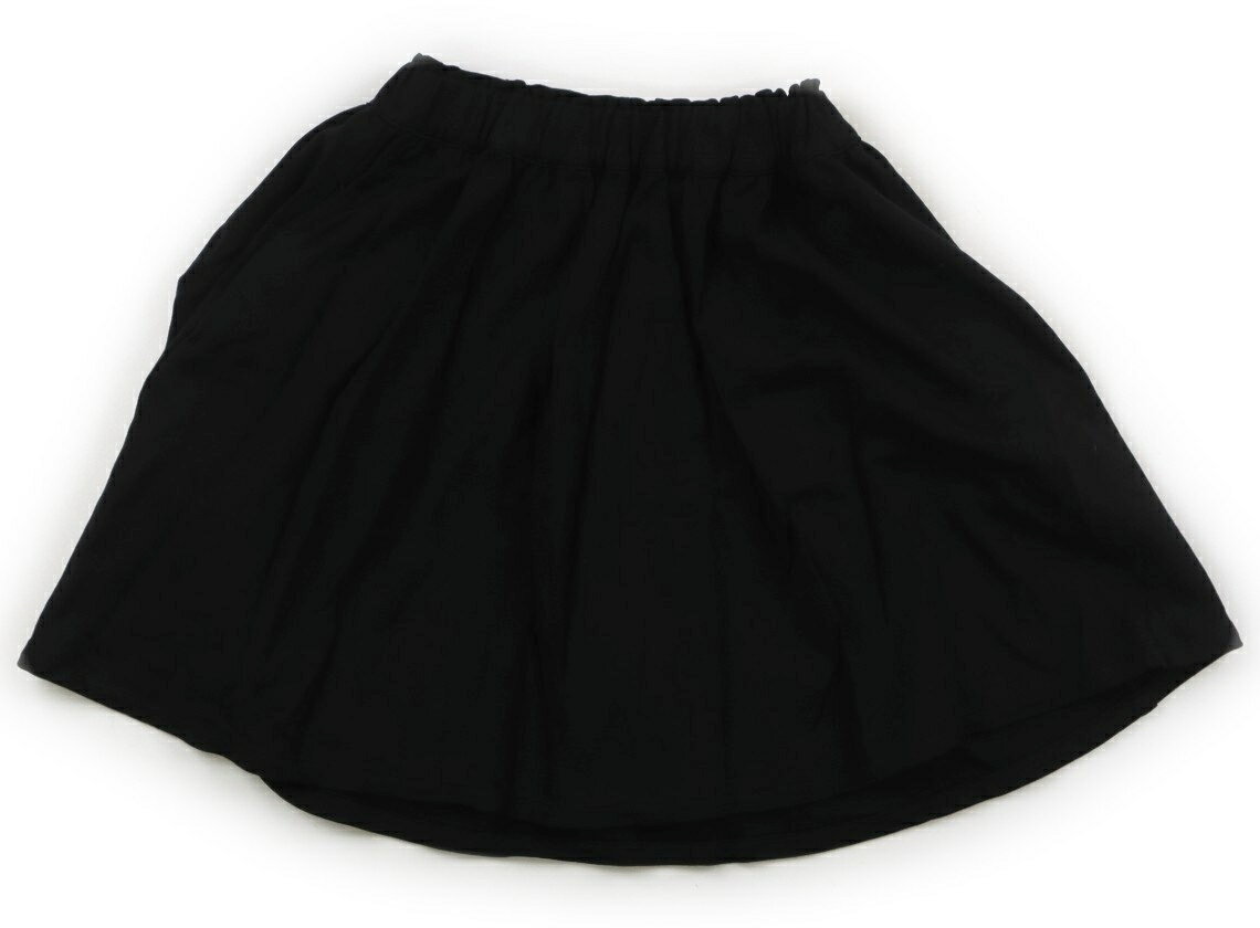 裙子 - べべ BeBe スカート 130 女の子 ブラック 子供服 ベビー服 キッズ アウトレット ユーズド 【中古】キッズ・ベビー・マタニティ