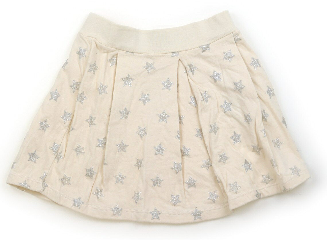 プチバトー PETIT BATEAU スカート 110 女の子 アイボリー・星 子供服 ベビー服 キッズ アウトレット ユーズド 【中古】キッズ・ベビー・マタニティ