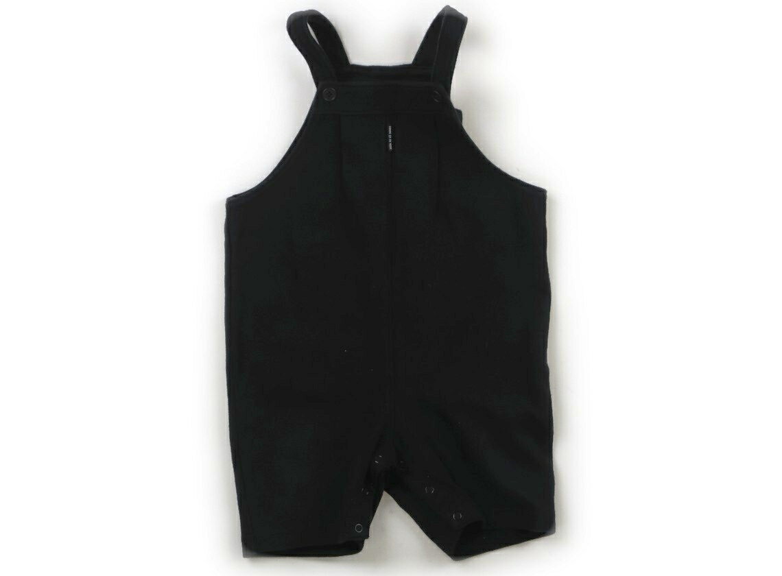 コムサデモード COMME CA DU MODE ベビーオーバーオール 80 男の子 ブラック 子供服 ベビー服 キッズ アウトレット ユーズド 【中古】キッズ・ベビー・マタニティ