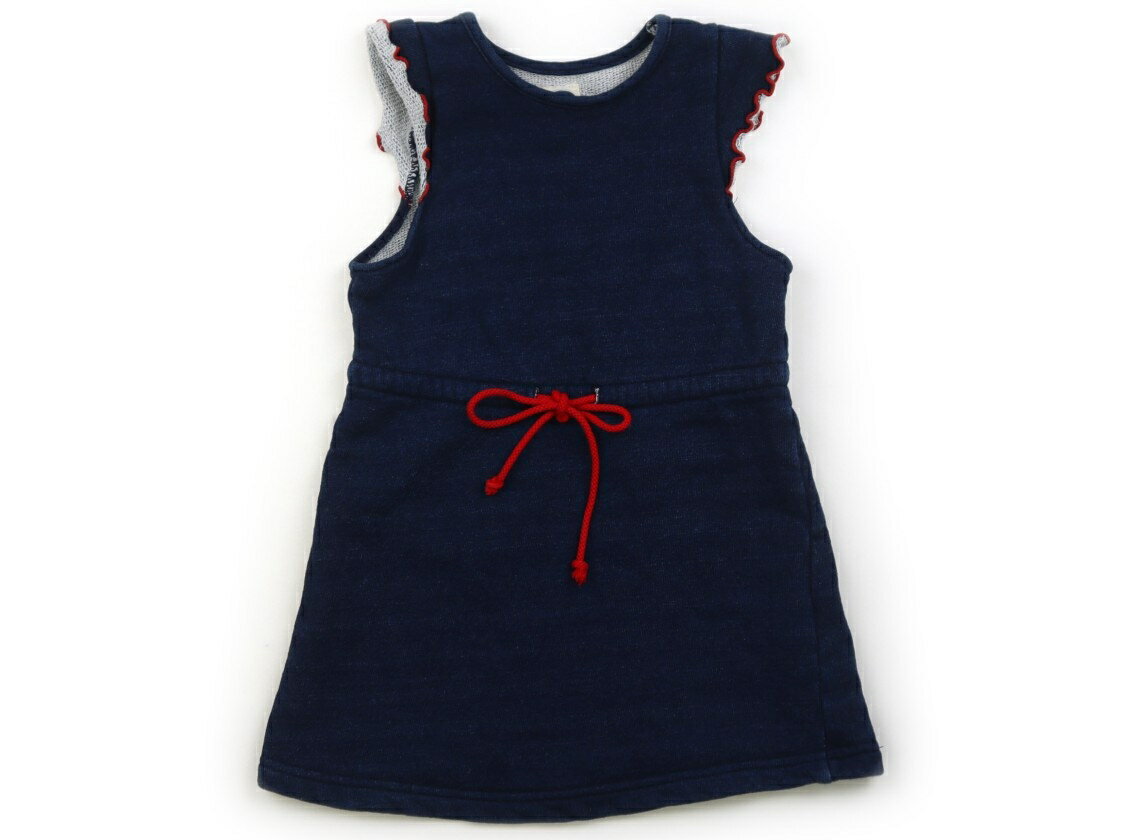 ダディーオーダディー Daddy Oh Daddy ジャンパースカート 90 女の子 ネイビー、フリル 子供服 ベビー..