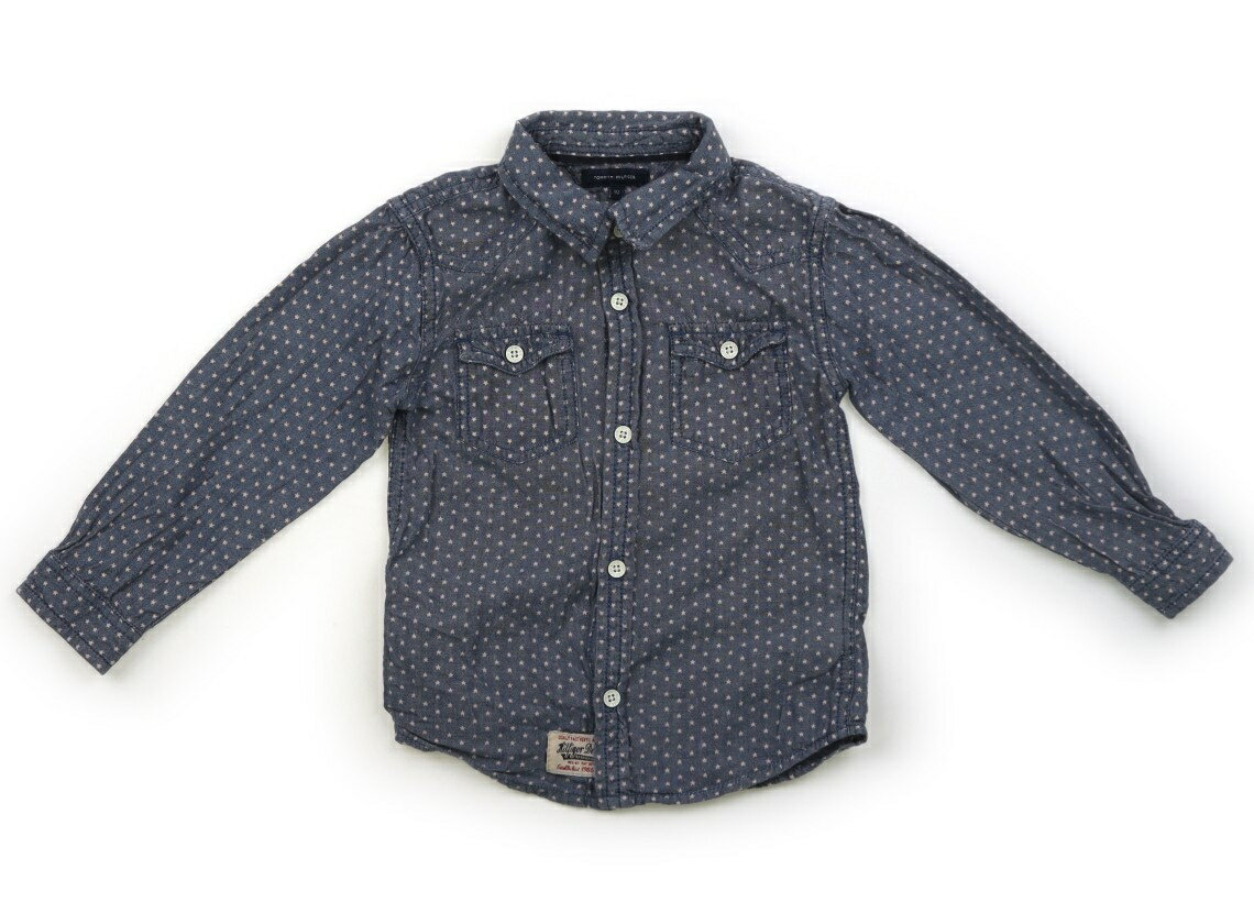 トミーヒルフィガー Tommy Hilfiger シャツ・ブラウス 90 男の子 インディゴブルー、ピンク、星柄 子供服 ベビー服 キッズ アウトレット ユーズド 【中古】キッズ・ベビー・マタニティ(4.0)