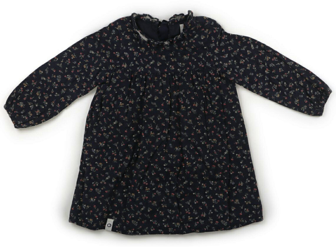 Rakuten - アリムクローゼット Arim Closet ワンピース 100 女の子 ネイビー・花柄 子供服 ベビー服 キッズ アウトレット ユーズド 【中古】キッズ・ベビー・マタニティ
