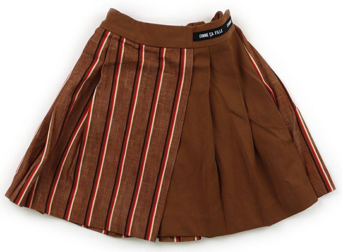 コムサフィユ COMME CA FILLE スカート 140 女の子 キャメル・柄 子供服 ベビー服 キッズ アウトレット ユーズド 【中古】キッズ・ベビー・マタニティ
