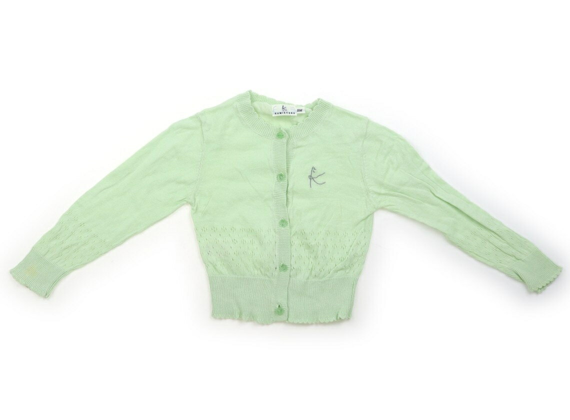 組曲 Kumikyoku カーディガン 80 女の子 エメラルドグリーン 子供服 ベビー服 キッズ アウトレット ユーズド 【中古】キッズ・ベビー・マタニティ