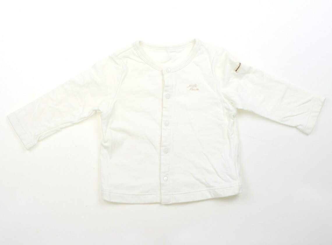 ミキハウス miki HOUSE カーディガン 70 女の子 白 子供服 ベビー服 キッズ アウトレット ユーズド 【中古】キッズ・ベビー・マタニティ