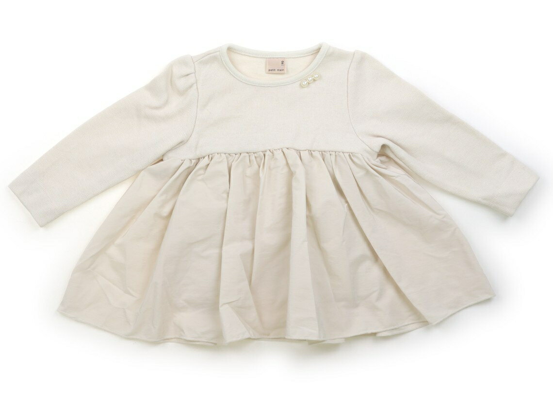 　ブランド 　petit main(プティマイン) 　カテゴリー 　Tシャツ・カットソー 　サイズ 　90サイズ 　色 　オフホワイト 　状態 　★★★ 　記名 　なし 　ジャンル 　Girl 少し毛玉はありますがまだまだお使いいただけそう...