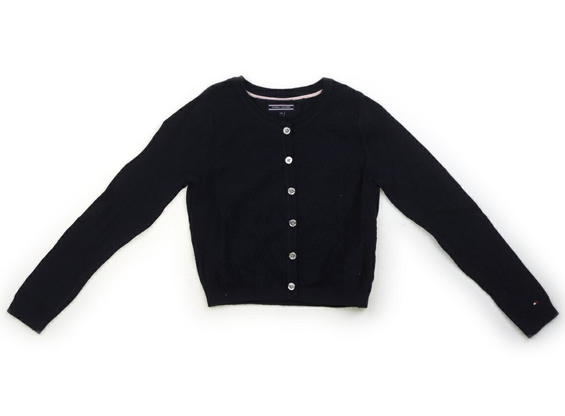 トミーヒルフィガー Tommy Hilfiger カーディガン 110 女の子 ネイビー 子供服 ベビー服 キッズ アウトレット ユーズド 【中古】キッズ・ベビー・マタニティ
