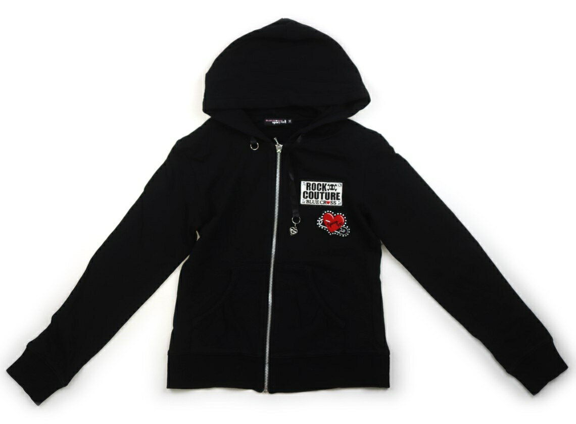 Other - ブルークロス BLUE CROSS パーカー 150 女の子 ブラック 子供服 ベビー服 キッズ アウトレット ユーズド 【中古】キッズ・ベビー・マタニティ