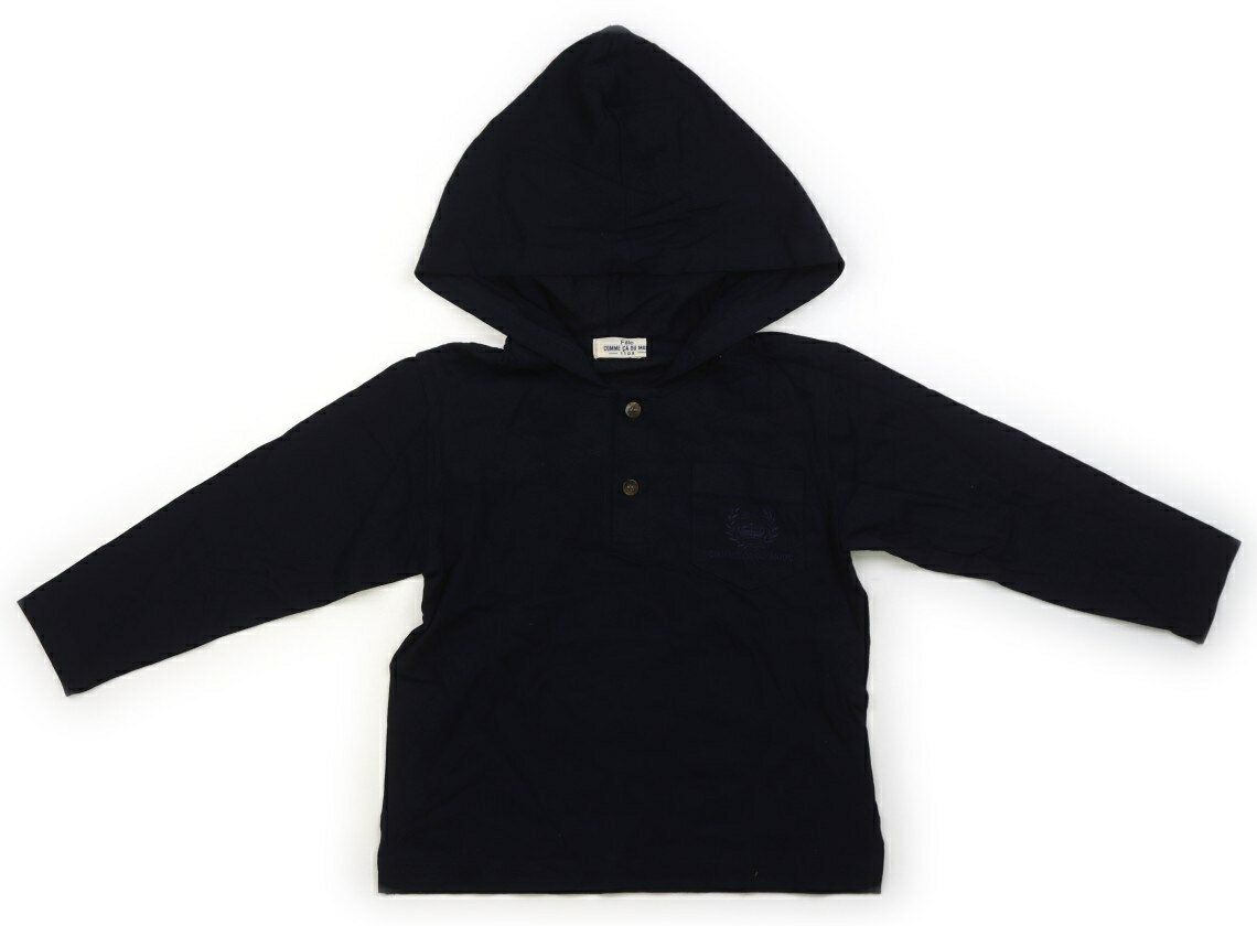 コムサフィユ COMME CA FILLE パーカー 110 女の子 ネイビー 子供服 ベビー服 キッズ アウトレット ユーズド 【中古】キッズ・ベビー・マタニティ