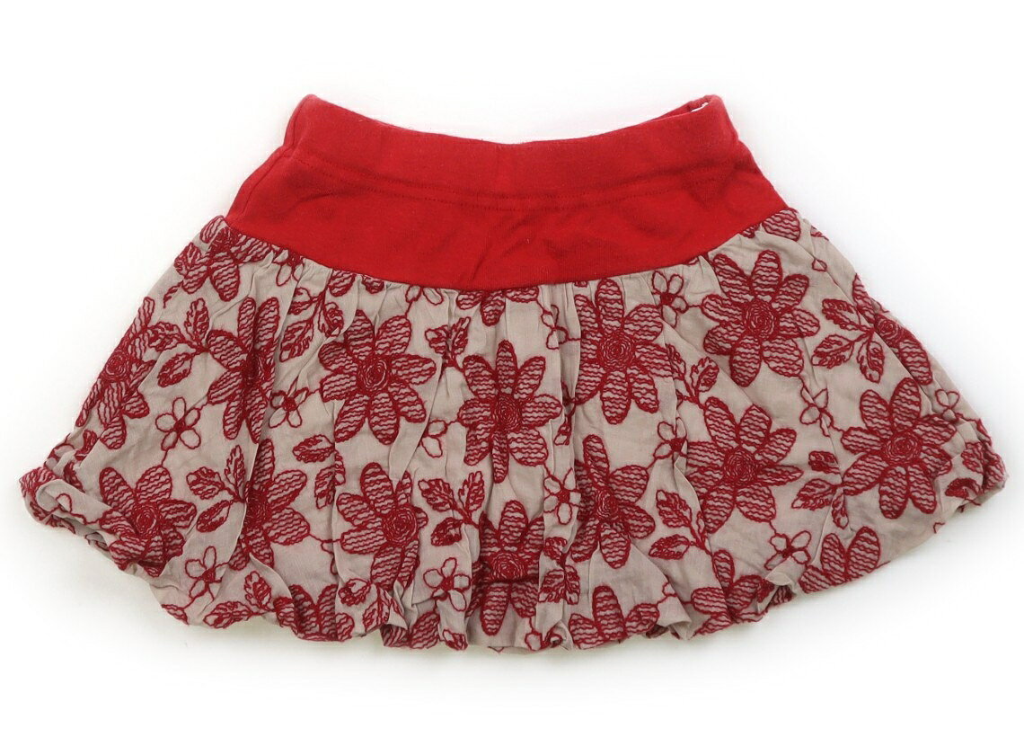 アナスイ ANNA SUI スカート 100 女の子 赤、くすみピンク 子供服 ベビー服 キッズ アウトレット ユーズド 【中古】キッズ・ベビー・マタニティ