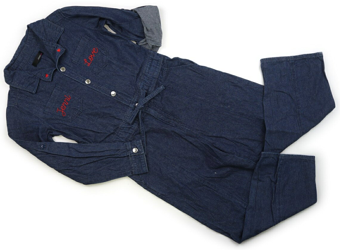 ジェニィ JENNI コンビネゾン 140 女の子 ブルー 子供服 ベビー服 キッズ アウトレット ユーズド 【中古】キッズ・ベビー・マタニティ