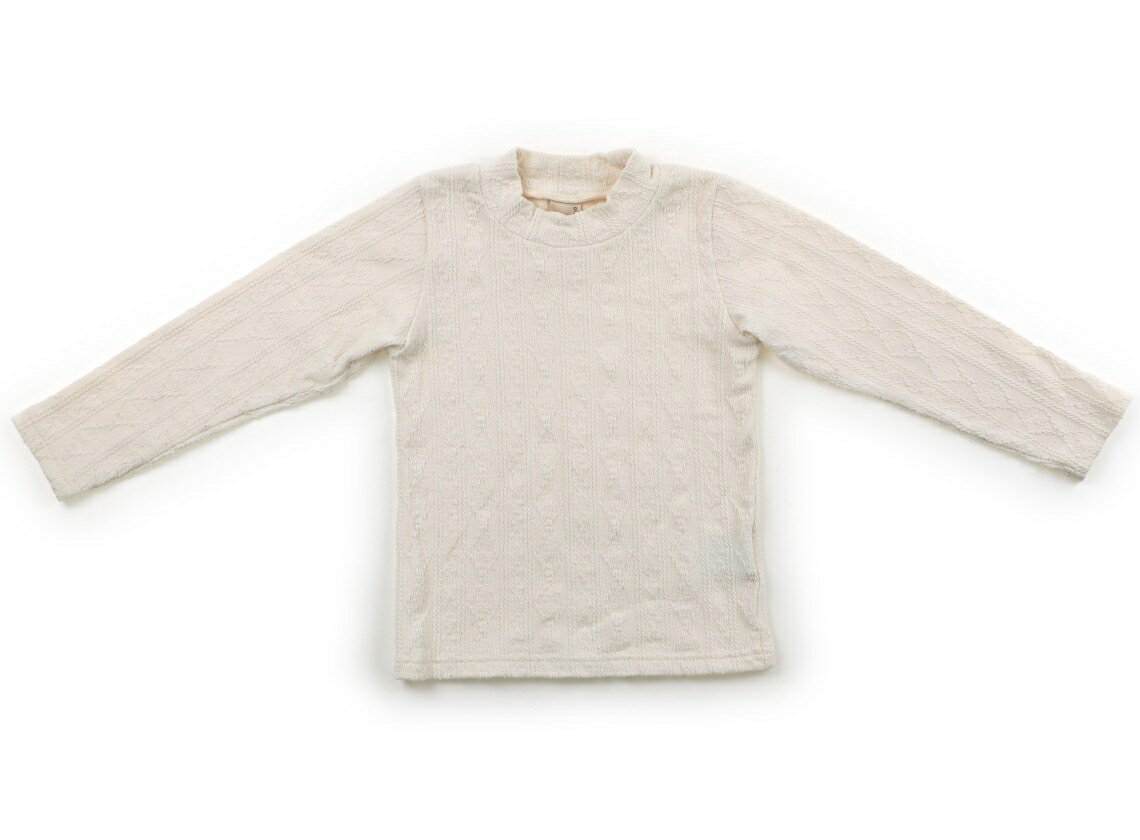 　ブランド 　petit main(プティマイン) 　カテゴリー 　Tシャツ・カットソー 　サイズ 　110サイズ 　色 　アイボリー 　状態 　★★（返品不可） 　記名 　なし 　ジャンル 　Girl ジャガードカットソー。袖口が薄く汚れています。袖の毛玉が目立ちます。薄い汚れがいくつか見られ、毛羽立ち・洗いざらし感があります。 ＊【状態】【サイズ】に関しての詳しい説明はこちら