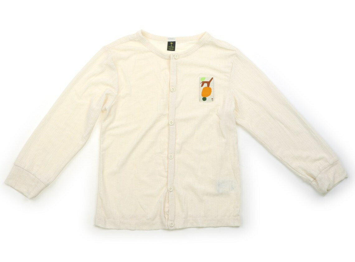 Cardigans - モイモルン moimoln カーディガン 120 女の子 薄ベージュ 子供服 ベビー服 キッズ アウトレット ユーズド 【中古】キッズ・ベビー・マタニティ