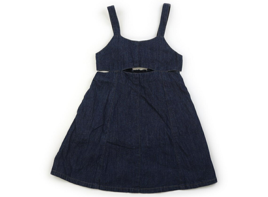 アプレレクール apres les cours ジャンパースカート 110 女の子 インディゴブルー 子供服 ベビー服 キッズ アウトレット ユーズド 【中古】キッズ・ベビー・マタニティ