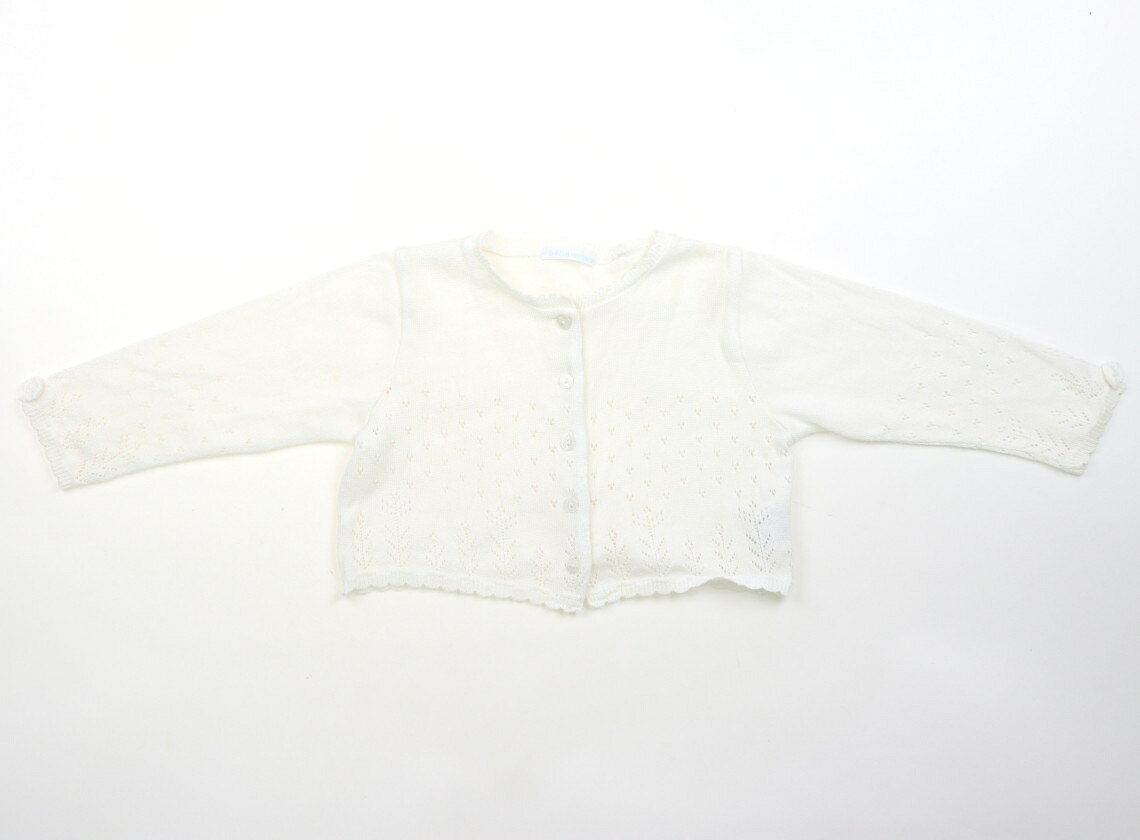 べべ BeBe カーディガン 90 女の子 ホワイト 子供服 ベビー服 キッズ アウトレット ユーズド 【中古】キッズ・ベビー・マタニティ