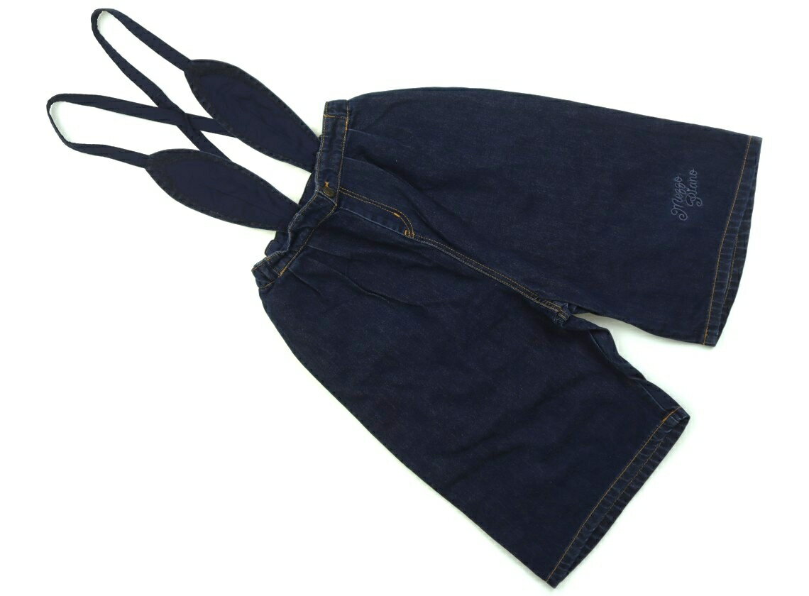 メゾピアノ mezzo piano オーバーオール 130 女の子 インディゴ 子供服 ベビー服 キッズ アウトレット ..