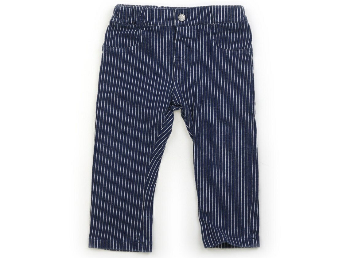 プチバトー PETIT BATEAU パンツ 70 男の子 ネイビー・ストライプ 子供服 ベビー服 キッズ アウトレット ユーズド 【中古】キッズ・ベビー・マタニティ