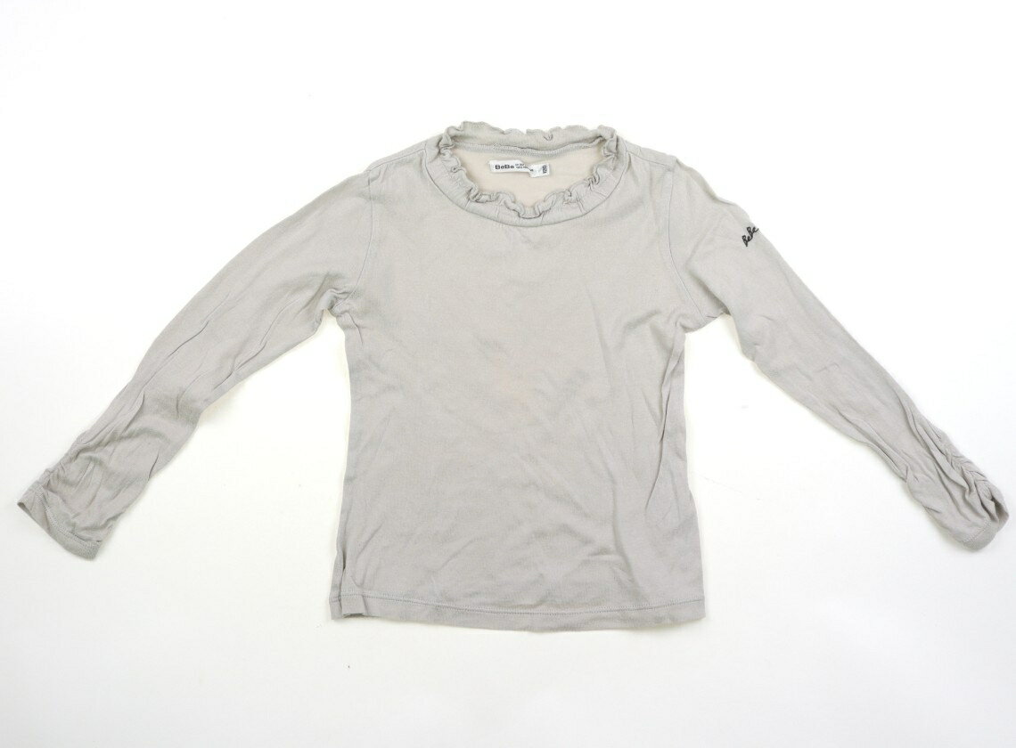 べべ BeBe Tシャツ・カットソー 120 女の子 グレー 子供服 ベビー服 キッズ アウトレット ユーズド 【中古】キッズ・ベビー・マタニティ