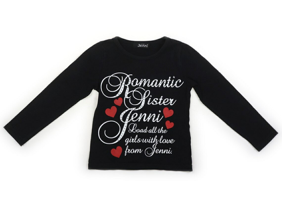 ジェニィ JENNI Tシャツ・カットソー 100 女の子 ブラック・ホワイト 子供服 ベビー服 キッズ アウトレット ユーズド 【中古】キッズ・ベビー・マタニティ