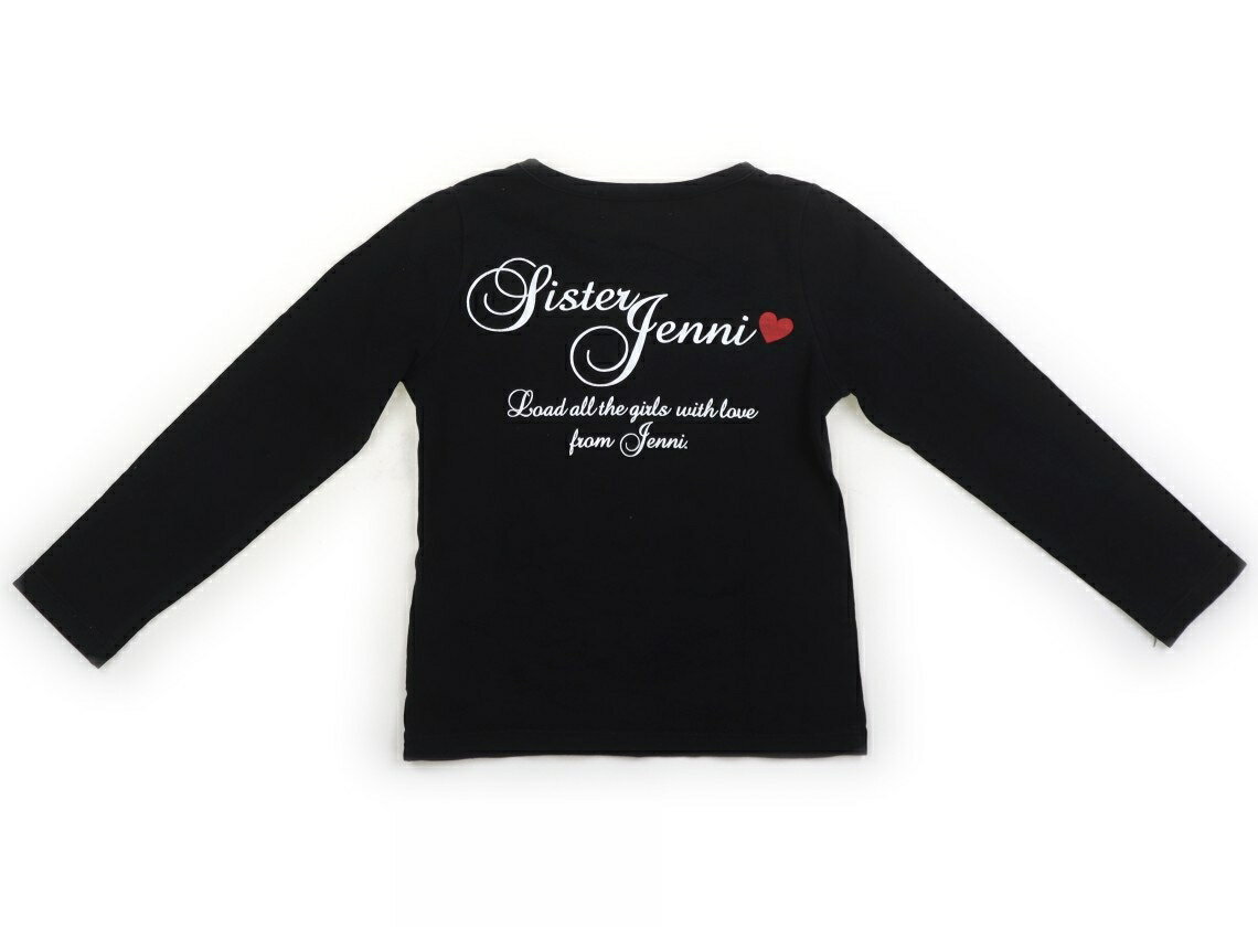 ジェニィ JENNI Tシャツ・カットソー 100 女の子 ブラック・ホワイト 子供服 ベビー服 キッズ アウトレット ユーズド 【中古】キッズ・ベビー・マタニティ