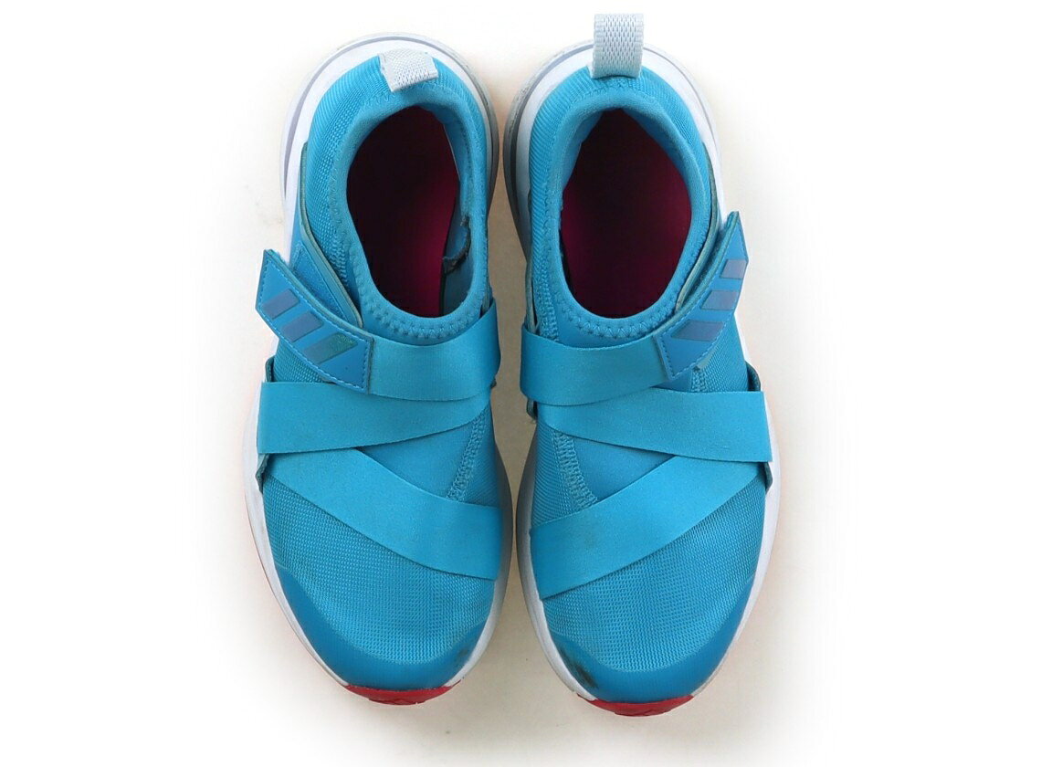 アディダス Adidas スニーカー 靴20cm〜 女の子 ライトブルー・ピンク 子供服 ベビー服 キッズ アウトレット ユーズド 【中古】キッズ・ベビー・マタニティ