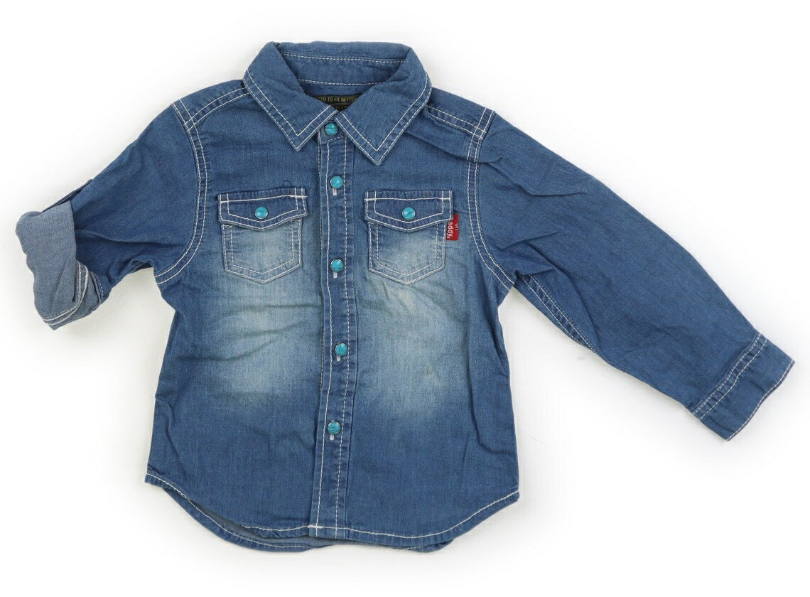 ダディーオーダディー Daddy Oh Daddy シャツ・ブラウス 90 男の子 ブルー 子供服 ベビー服 キッズ アウトレット ユーズド 【中古】キッズ・ベビー・マタニティ