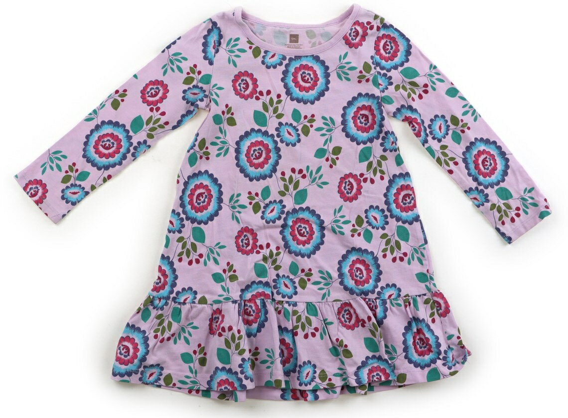 ティー Tea/Tea Collction チュニック 95 女の子 ピンク、ブルー・ピンクの花柄 子供服 ベビー服 キッズ アウトレット ユーズド キッズ・ベビー・マタニティ