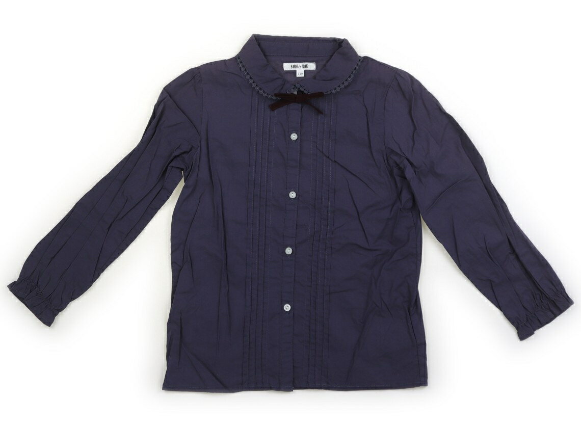 ビーミングバイビームス B:MING by BEAMS シャツ・ブラウス 110 女の子 紺 子供服 ベビー服 キッズ アウトレット ユーズド 【中古】キッズ・ベビー・マタニティ