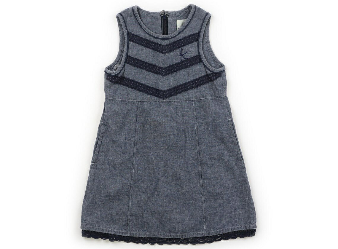 組曲 Kumikyoku ジャンパースカート 90 女の子 グレー 子供服 ベビー服 キッズ アウトレット ユーズド 【中古】キッズ・ベビー・マタニティ