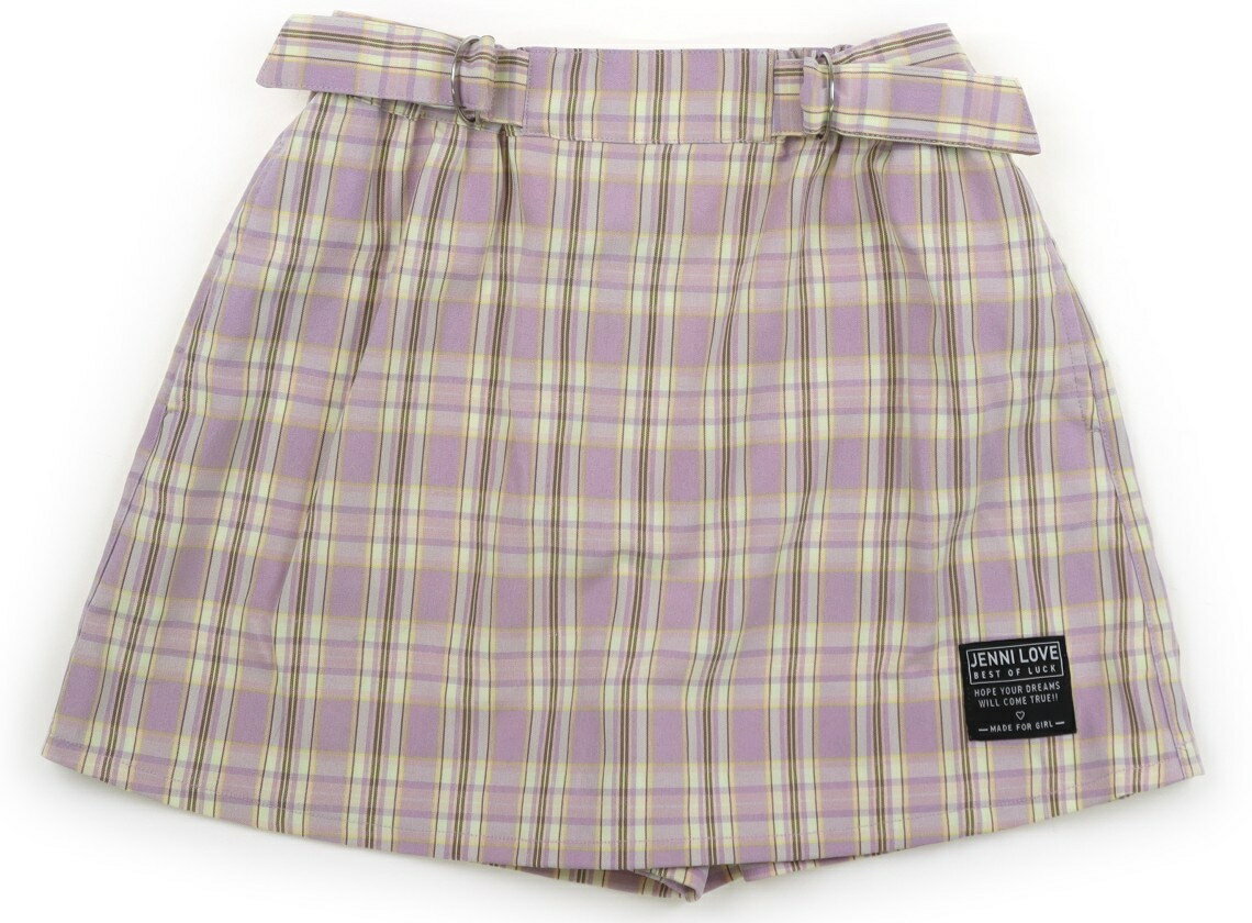 Culottes - ジェニィ JENNI キュロット 150 女の子 くすみパープル・ベージュチェック 子供服 ベビー服 キッズ アウトレット ユーズド 【中古】キッズ・ベビー・マタニティ