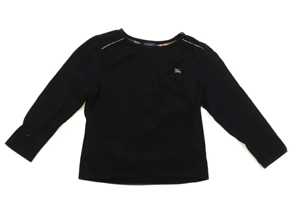 バーバリー BURBERRY Tシャツ・カットソー 120 女の子 黒 子供服 ベビー服 キッズ アウトレット ユーズド 【中古】キッズ・ベビー・マタニティ
