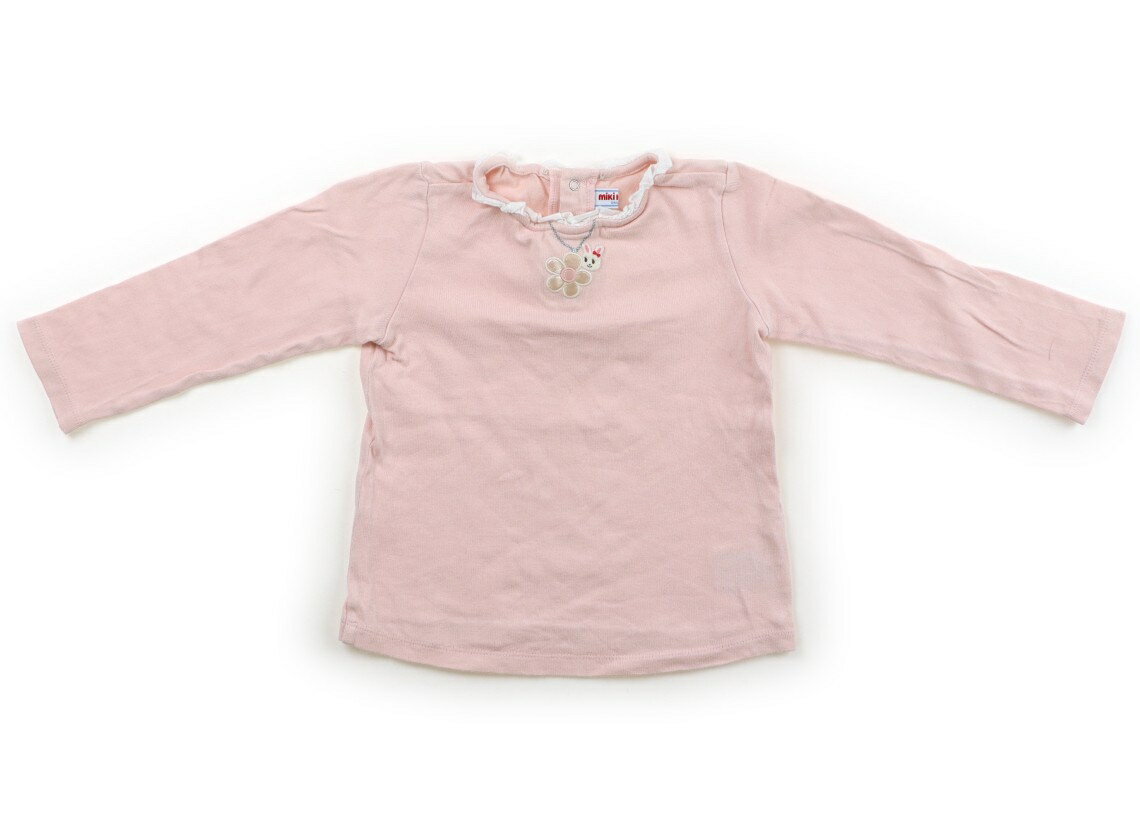 　ブランド 　miki HOUSE(ミキハウス) 　カテゴリー 　Tシャツ・カットソー 　サイズ 　100サイズ 　色 　ライトピンク・ウサギ 　状態 　★★（返品不可） 　記名 　なし 　ジャンル 　Girl 腹部に3cmほどの汚れあり。全体に洗いざらし感がありますが、まだまだ普段着として活躍してくれそうです。 ＊【状態】【サイズ】に関しての詳しい説明はこちら
